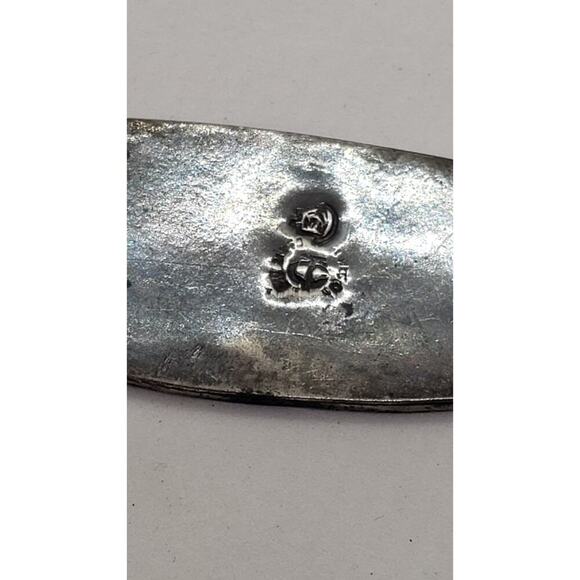 Mexico Brooch Taxco Sterling Silver & Abalone Inlay Fish Deep Sea Signed - Picture 11 of 14